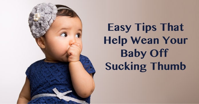 Tips Baby Off Sucking Thumb